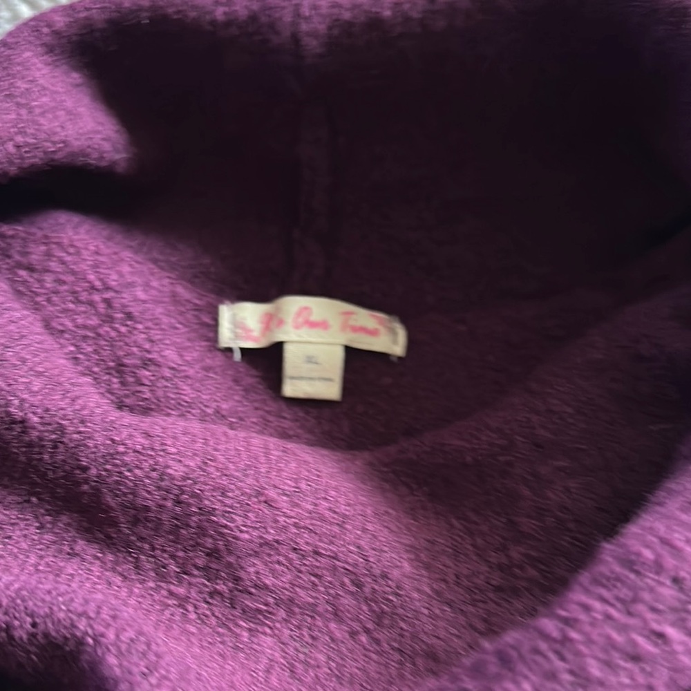 It's Our Time Cozy Purple Cowl Neck Sweater